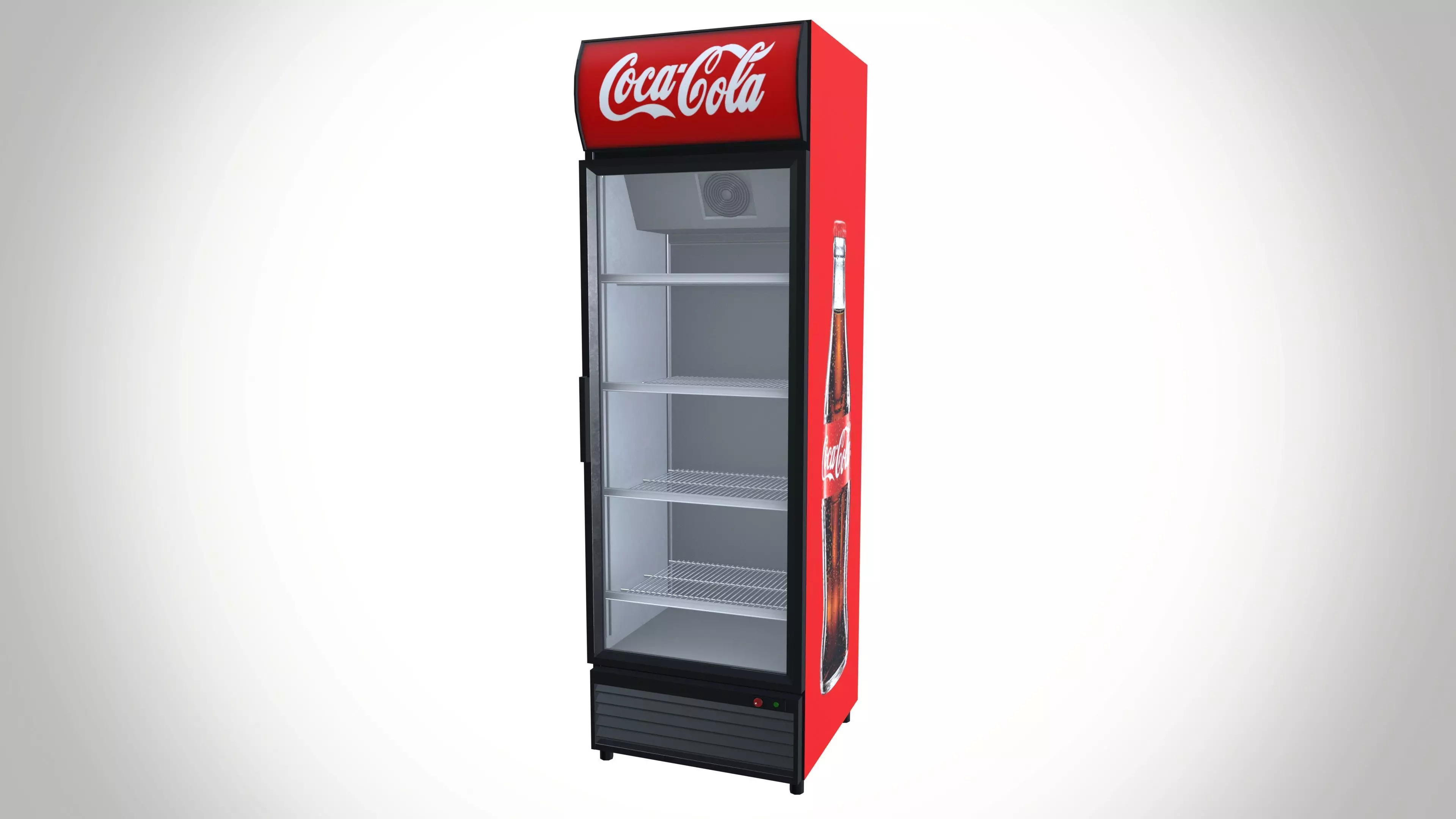 Traditional beverage fridge setup